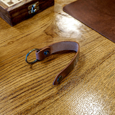 Çıtçıtlı Deri Anahtarlık - WAD001