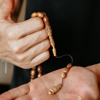 Özel İmameli Nakkaşlı Kuka Tesbih - WATD076