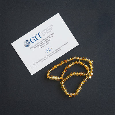 Doğal Kehribar Çocuk Kolyesi - WAMT052