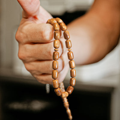 Özel İmameli Nakkaşlı Kuka Tesbih - WATD075