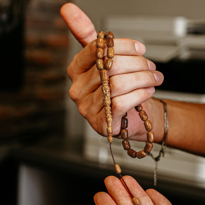 Özel İmameli Nakkaşlı Kuka Tesbih - WATD075