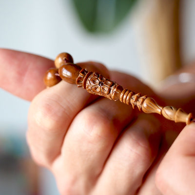 Özel İmameli Nakkaşlı Kuka Tesbih - WATD076