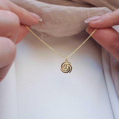 Allah Yazılı Gümüş Kolye - WAMT015