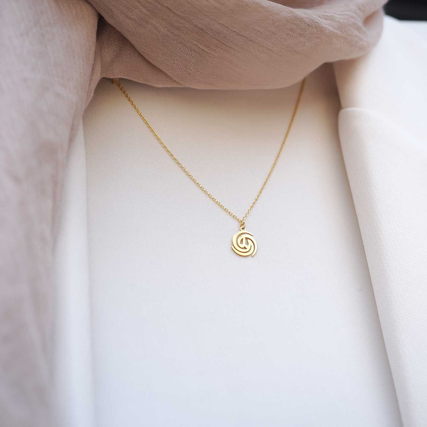 Allah Yazılı Gümüş Kolye - WAMT015