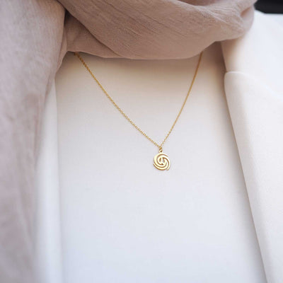 Allah Yazılı Gümüş Kolye - WAMT015