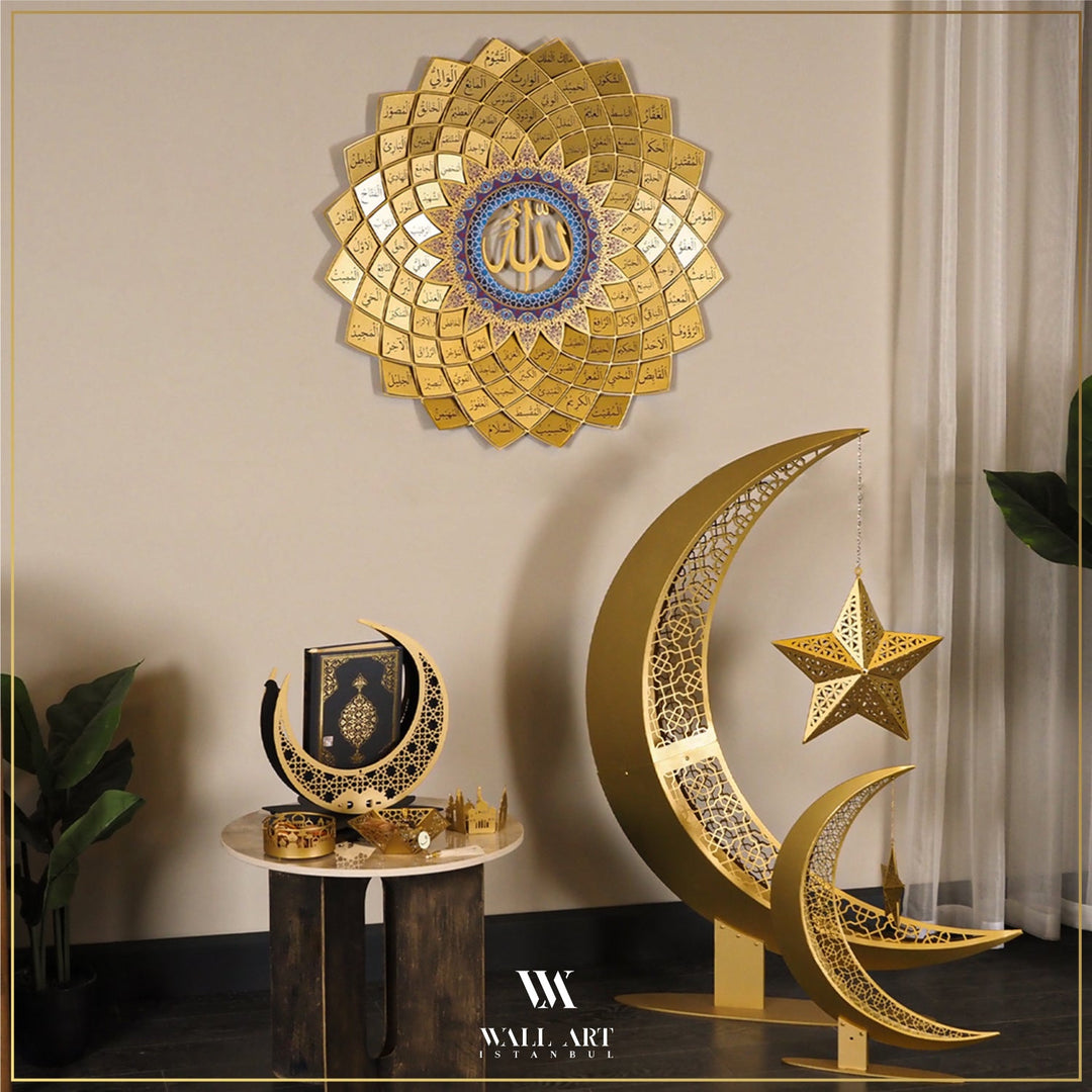 3 Boyutlu Metal Ramazan Hilali - WAMH110