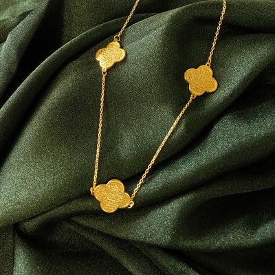 Kelime-i Tevhid Yazılı Gümüş Kolye (Altın Kaplama) - WAMT022