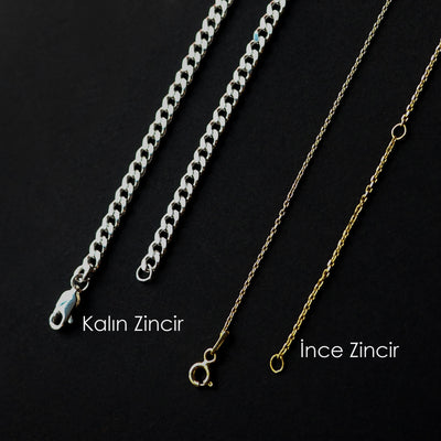 Kelime-i Tevhid Yazılı Gümüş Kolye - WAMT038