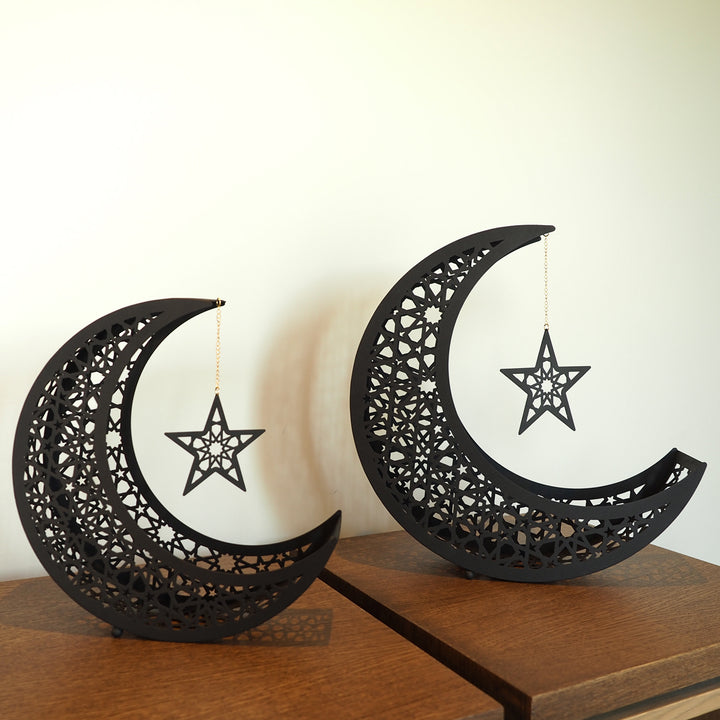 2’li Metal Hilal Ramazan Dekoru - WAMH106