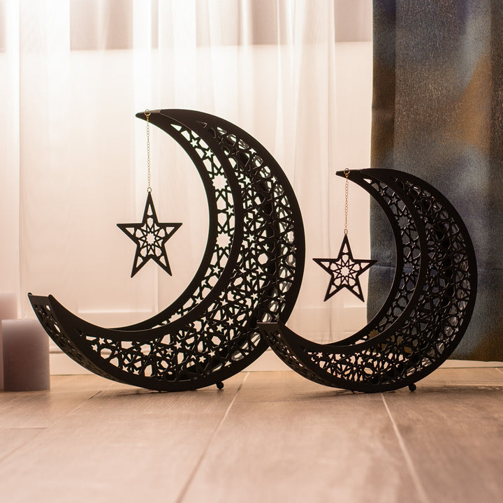 2’li Metal Hilal Ramazan Dekoru - WAMH106