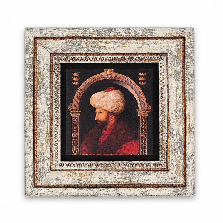 Fatih Sultan Mehmed Doğal Taş Duvar Tablosu – WAAH433