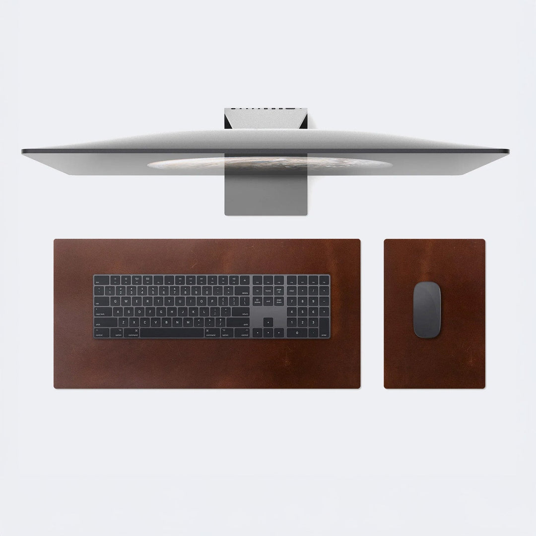 Deri Masa Matı &amp; Mouse Pad Seti (Çizilmez Deri) - WAD010