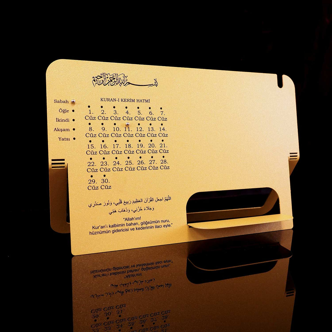 Metal Cüz İlerleme Takibi & Kur’an Standı - WAMH203
