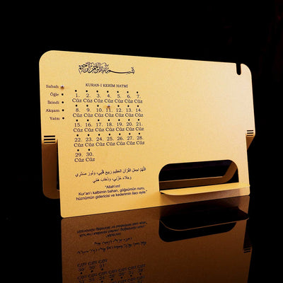 Metal Cüz İlerleme Takibi & Kur’an Standı - WAMH203