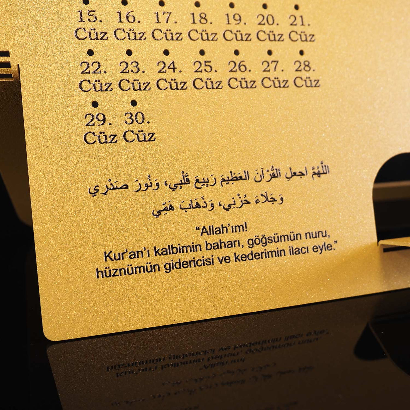 Metal Cüz İlerleme Takibi & Kur’an Standı - WAMH203