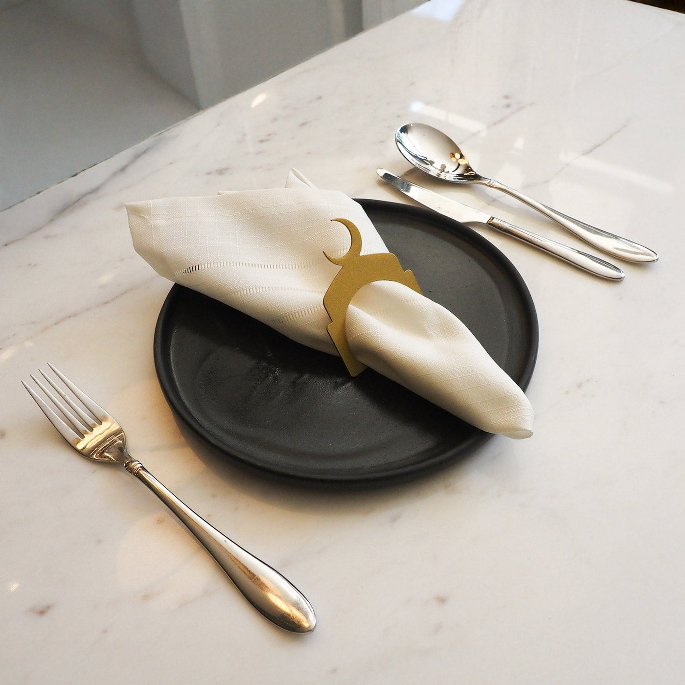 Hilal Metal Peçetelik (12'li Set) - WAMH204