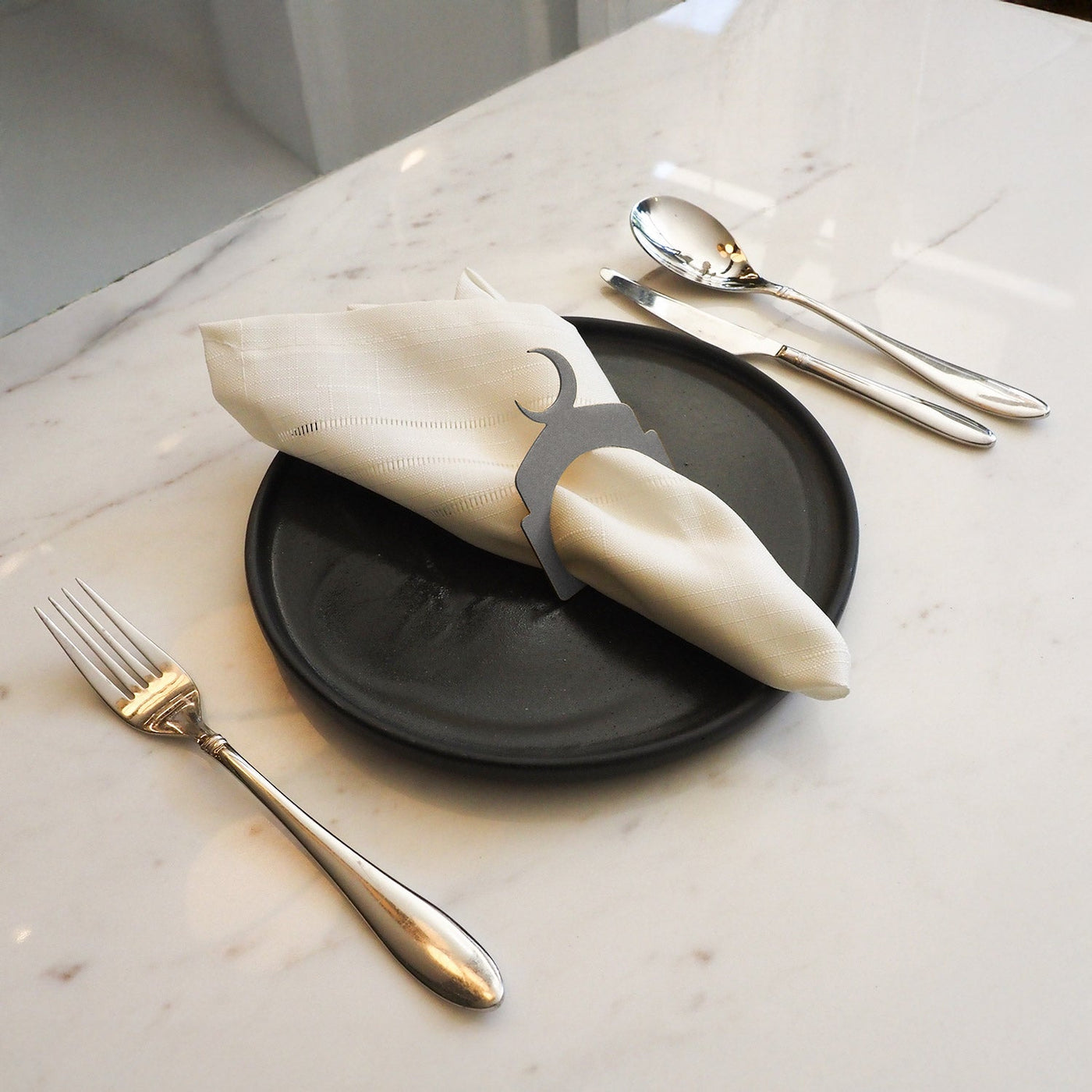 Hilal Metal Peçetelik (12'li Set) - WAMH204