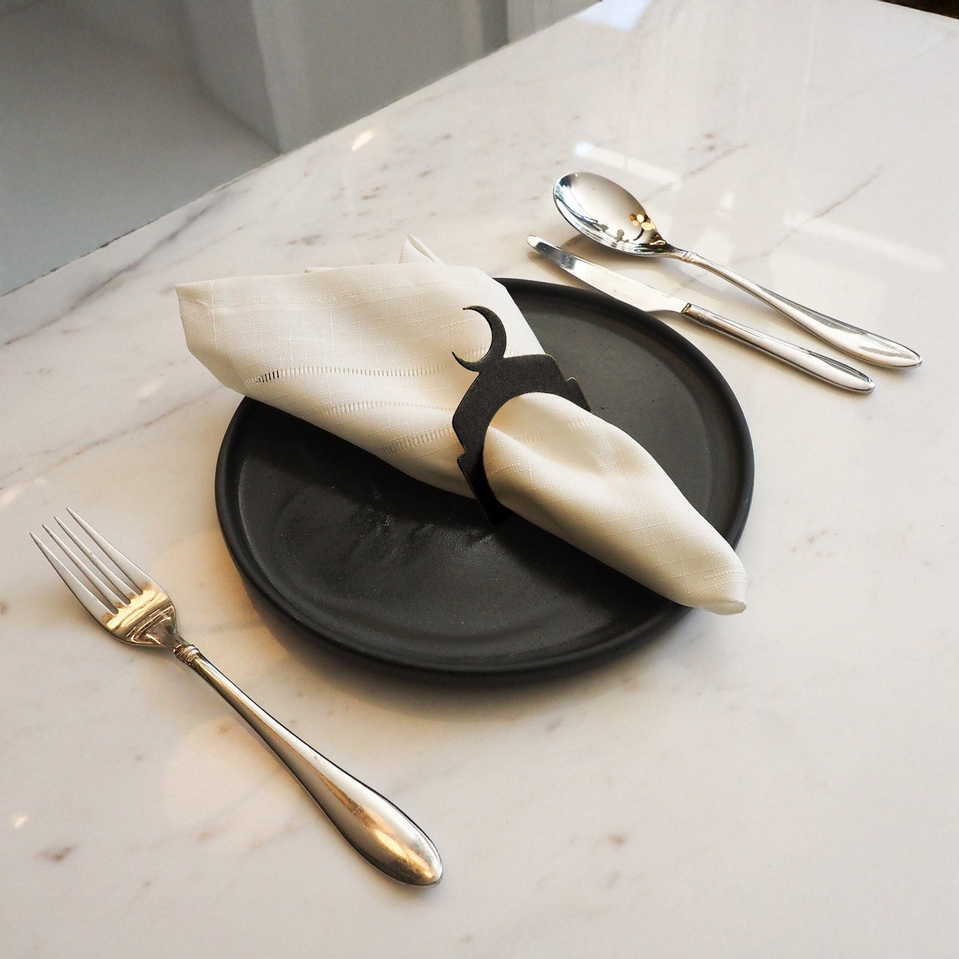 Hilal Metal Peçetelik (12'li Set) - WAMH204