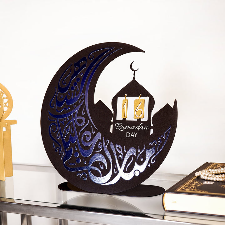 Metal Masaüstü Ramazan Takvimi (İngilizce) - WAMH219