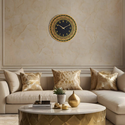 İslami Motifli Renkli Metal Duvar Saati - WAMS024