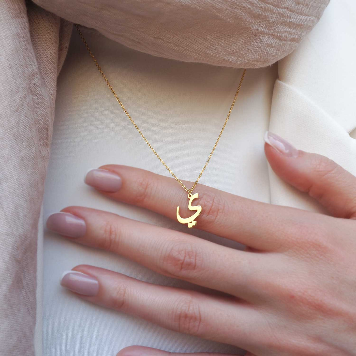 Kişiye Özel Harfli Gümüş Kolye (Altın Kaplama) - WAMT017