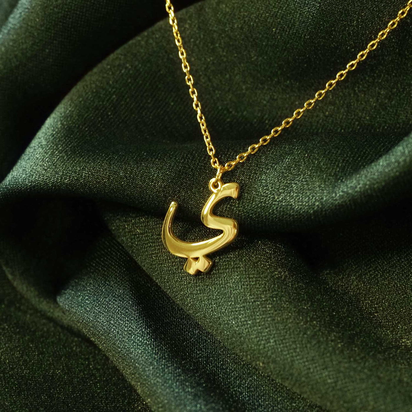 Kişiye Özel Harfli Gümüş Kolye (Altın Kaplama) - WAMT017