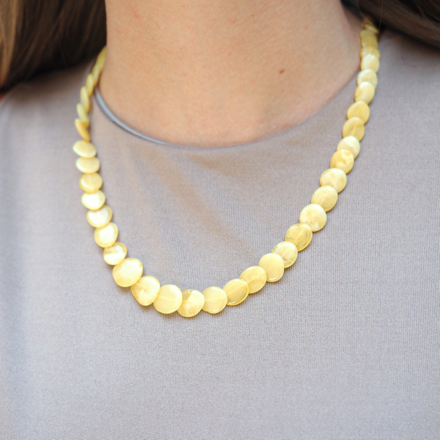 Doğal Kehribar Kadın Kolyesi – WAMT028