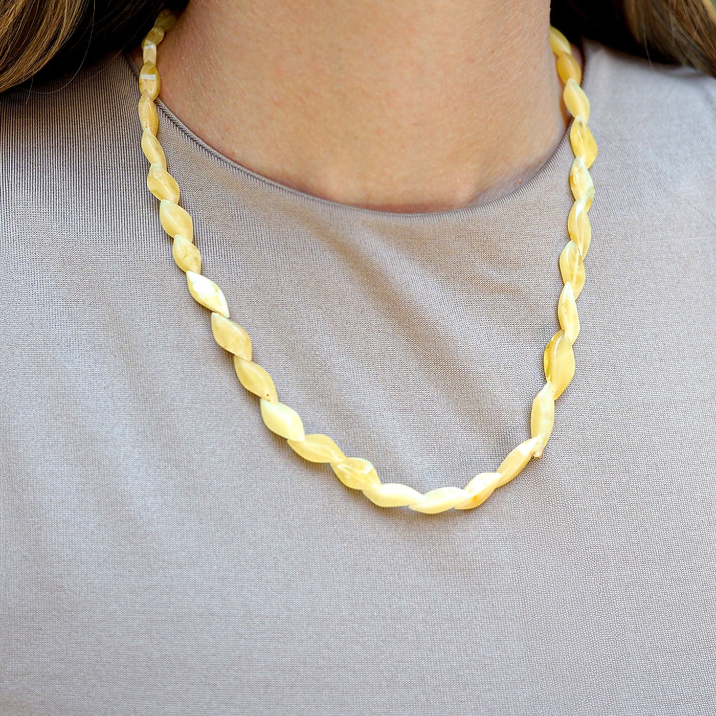 Doğal Kehribar Kadın Kolyesi – WAMT029