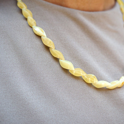 Doğal Kehribar Kadın Kolyesi – WAMT029