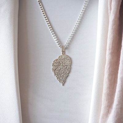 Ayetel Kürsi Yazılı Gümüş Kolye - WAMT039