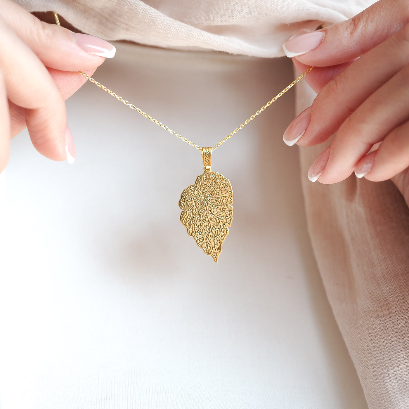 Ayetel Kürsi Yazılı Gümüş Kolye - WAMT039