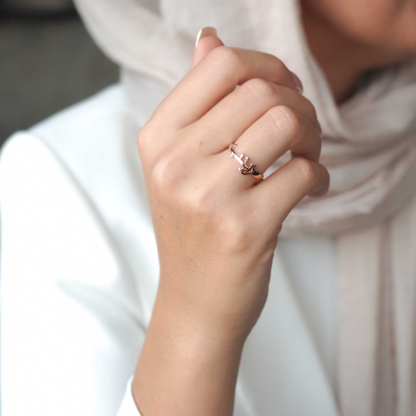 Kişiye Özel İsimli Gümüş Yüzük (Ayarlanabilir Ölçü) - WAMT044