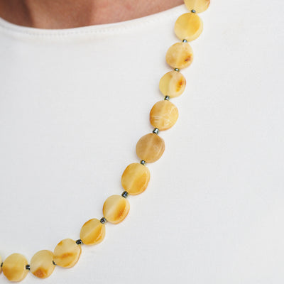 Doğal Kehribar Kadın Kolyesi – WAMT049