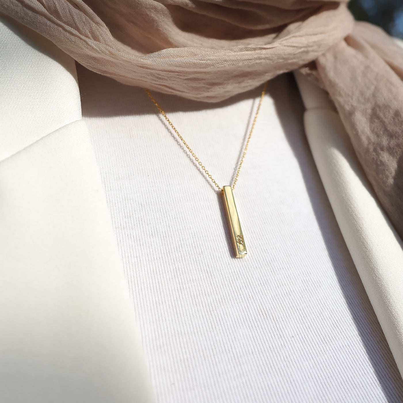 Kişiye Özel İsimli Gümüş Kolye - WAMT072