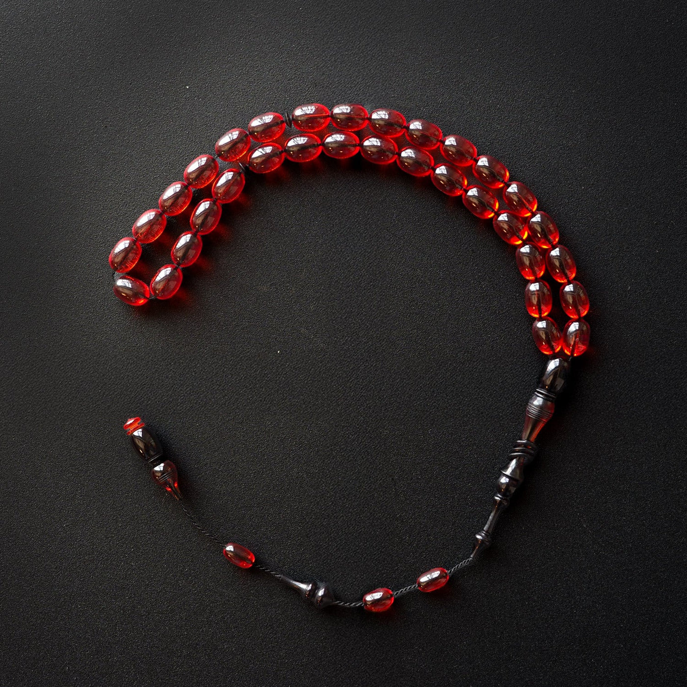 Usta İşçilikli Özel Döküm Sıkma Kehribar Tesbih – WATD007