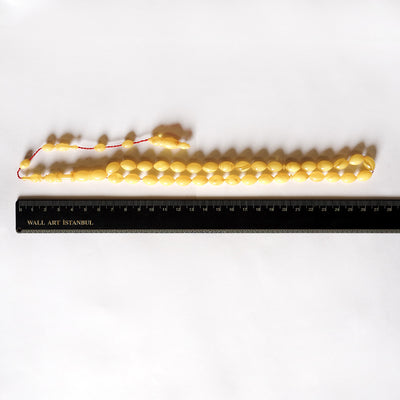 Halka İşçilikli Sıkma Kehribar Tesbih – WATD009