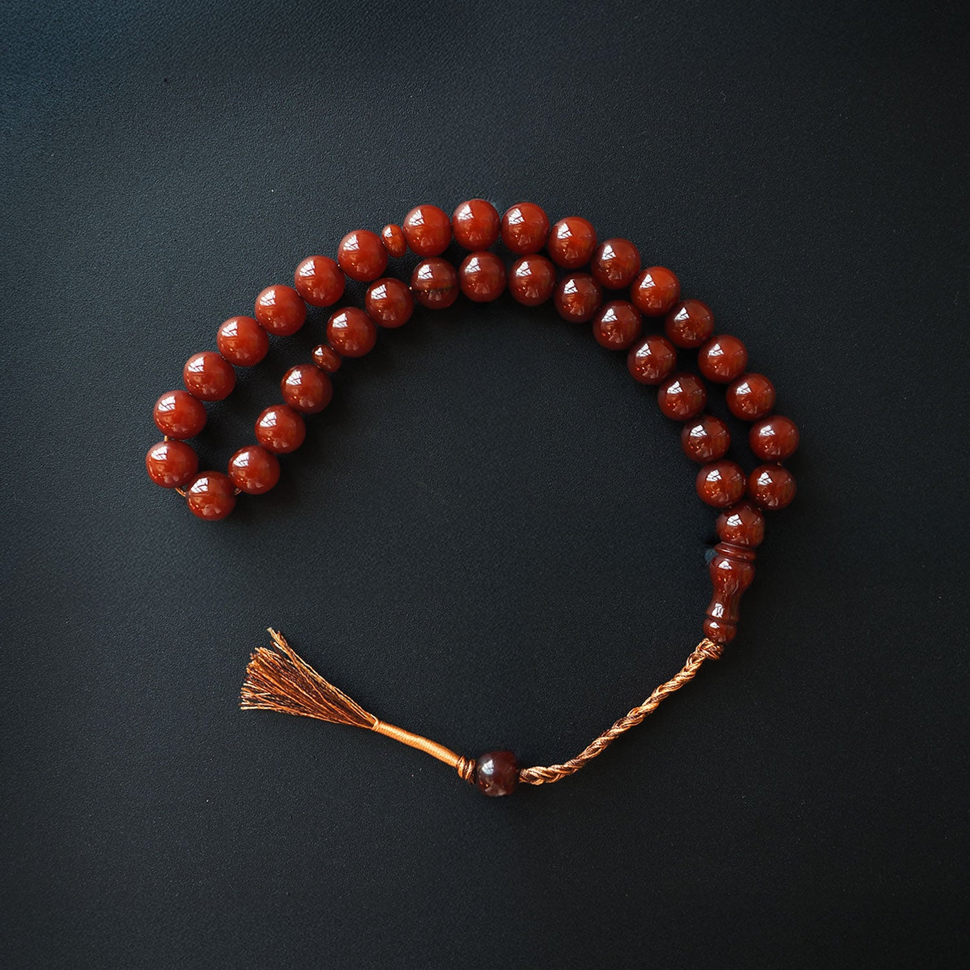 Sıkma Kehribar Tesbih (Fırınlanmış Arabic Model) - WATD031