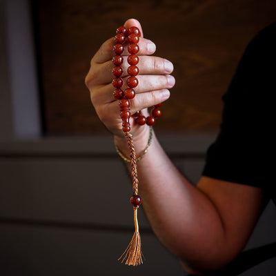 Sıkma Kehribar Tesbih (Fırınlanmış Arabic Model) - WATD031