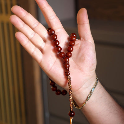 Sıkma Kehribar Tesbih (Fırınlanmış Arabic Model) - WATD031