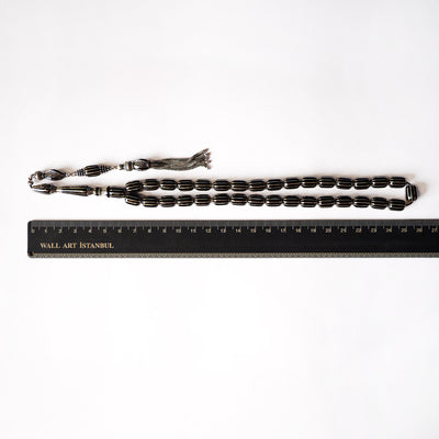 12'li Yarma Oltu Taşı Tesbih - Usta İşçilikli - WATD100