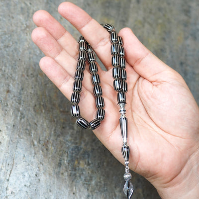 12'li Yarma Oltu Taşı Tesbih - Usta İşçilikli - WATD100