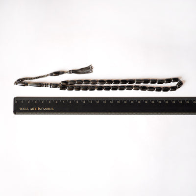 12'li Yarma Oltu Taşı Tesbih - Usta İşçilikli - WATD101