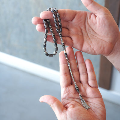 12'li Yarma Oltu Taşı Tesbih - Usta İşçilikli - WATD101