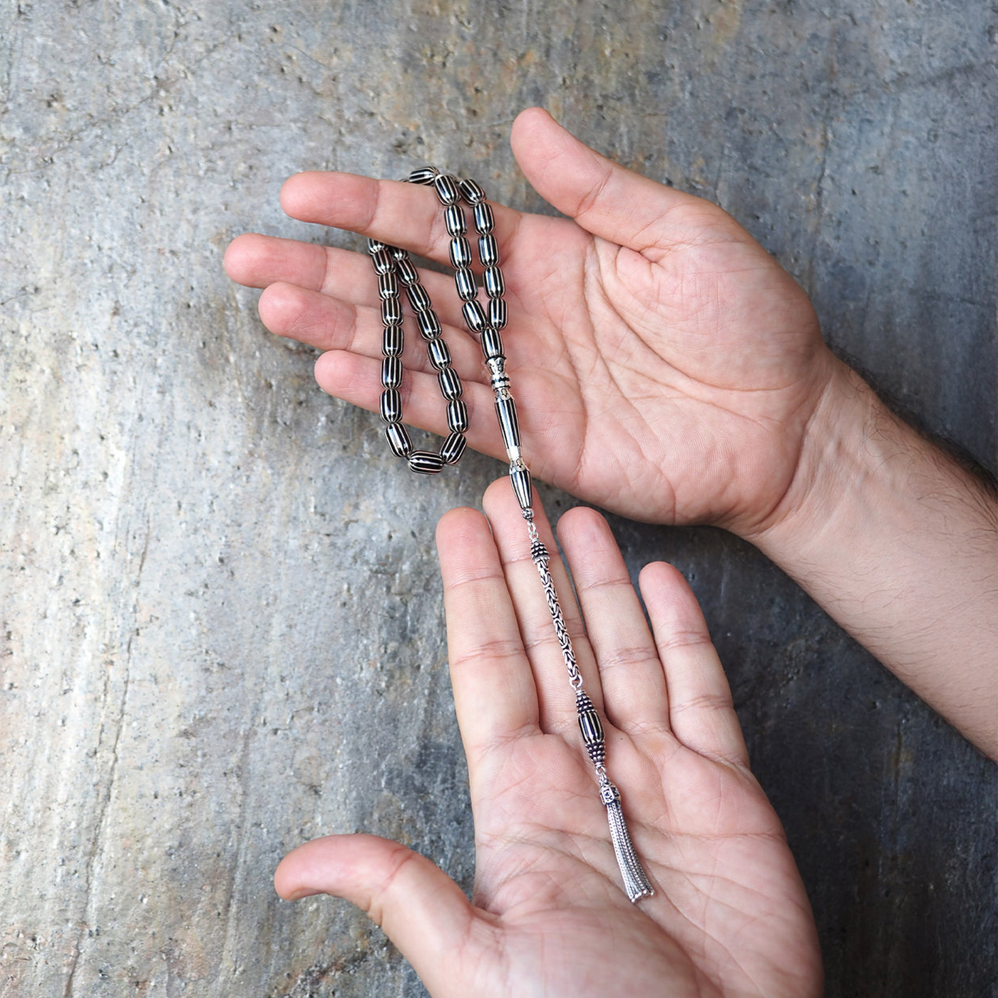 12'li Yarma Oltu Taşı Tesbih - Usta İşçilikli - WATD101