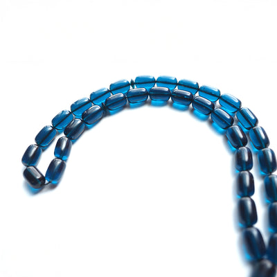 Gümüş İmameli Ateş Sıkma Kehribar Tesbih - WATD116