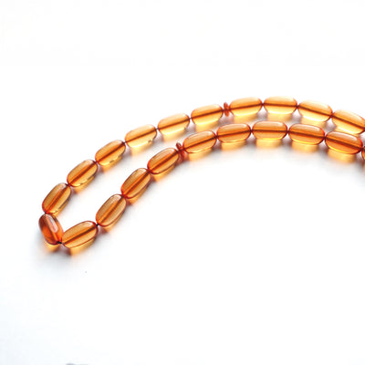 1000 Ayar Gümüş Kazaz Püskül Ateş Sıkma Kehribar Tesbih - WATD126