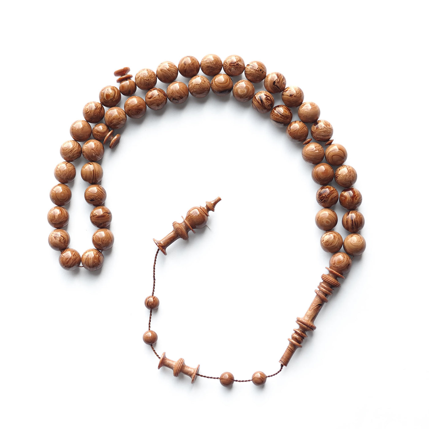 Usta İşçilikli 45 Taneli Küre Kesim Sistemli Katalin Tesbih - WATD133