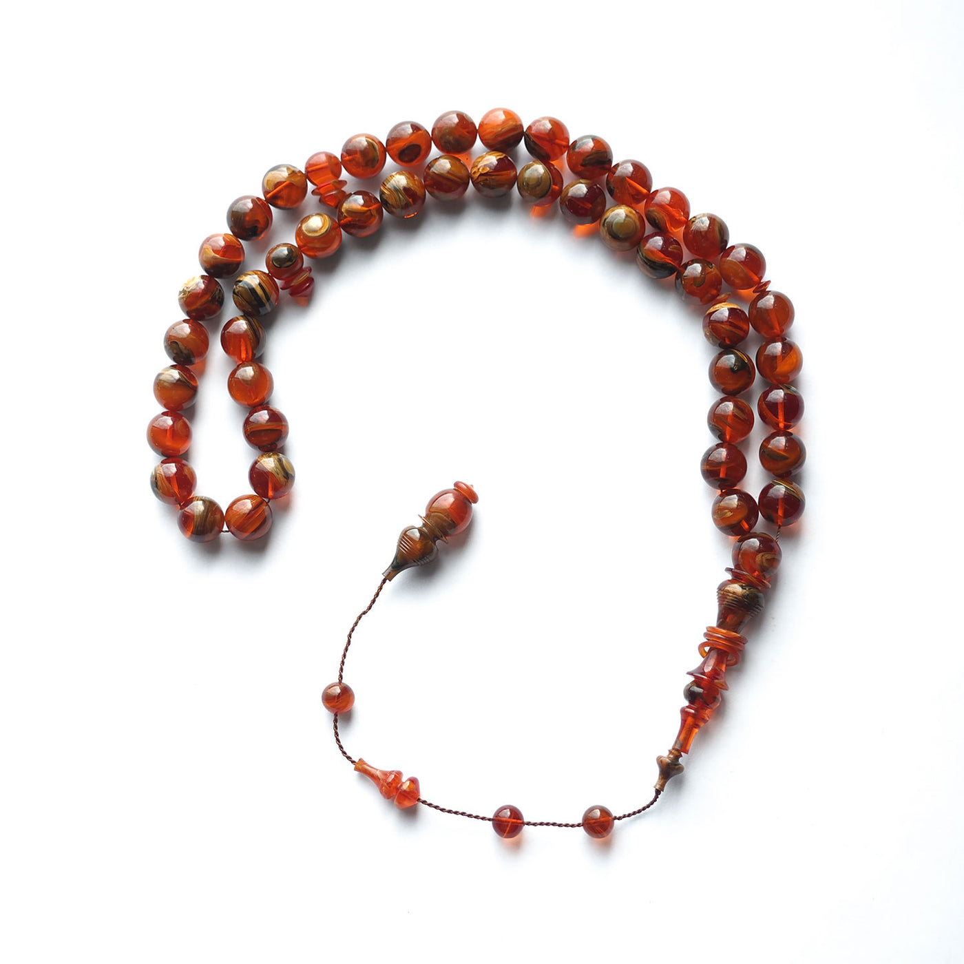 Usta İşçilikli 45 Taneli Küre Kesim Sistemli Katalin Tesbih - WATD136