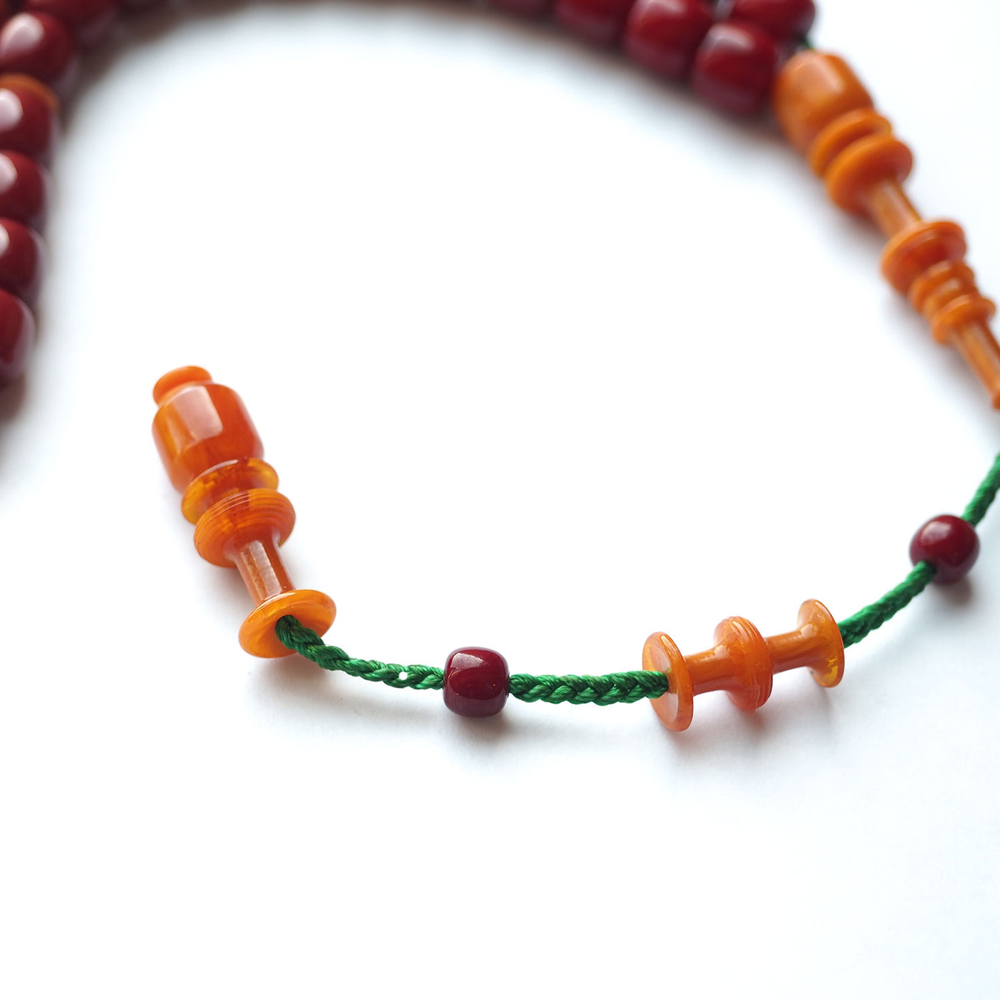 Osmanlı Benzetme Sıkma Kehribar Tesbih - WATD140