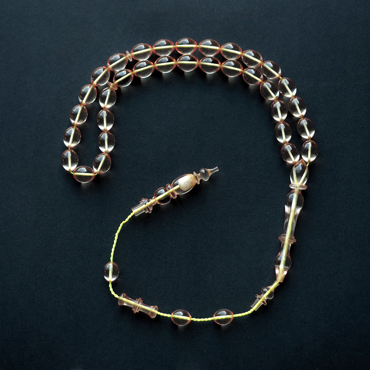 Ateş Sıkma Kehribar Tesbih Beyzi Kesim - WATD146